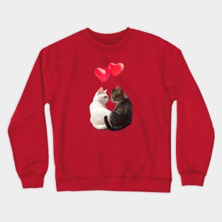 I love love, even more in cats Crewneck Sweatshirt